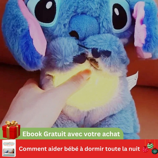 Doudou Stitch™ | Doudou respirant et veilleuse