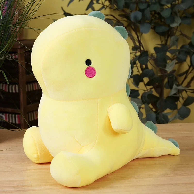 Peluche dino jaune