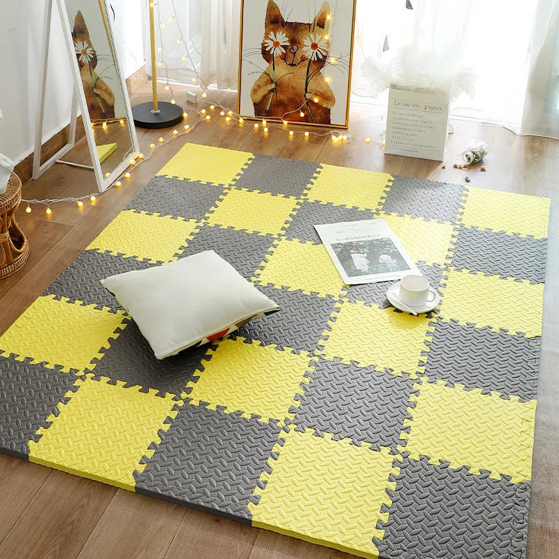 Tapis en Mousse pour Bebe jaune