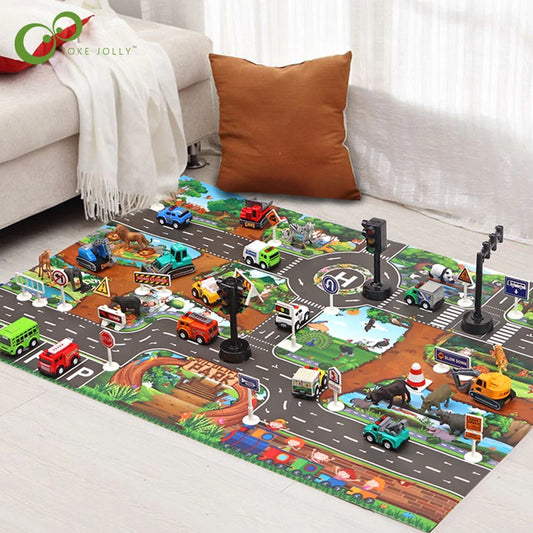 Tapis circuit voiture 