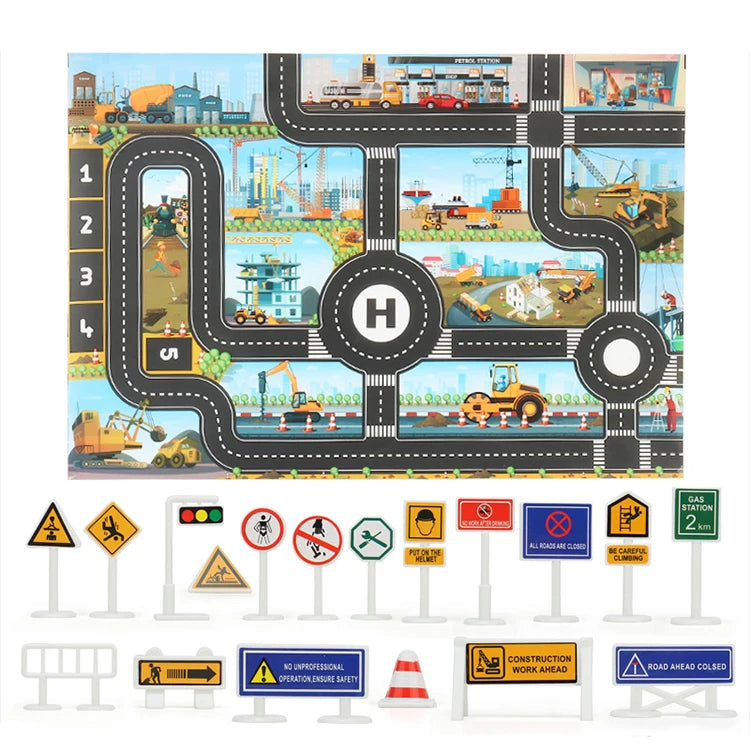 Tapis circuit voiture