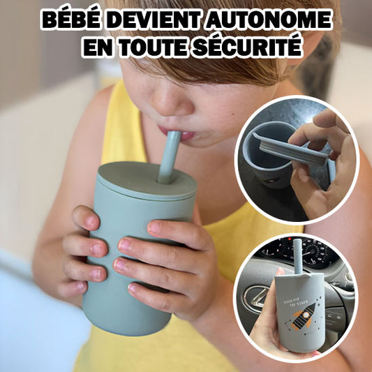 Gobelet en silicone pour bébé | SiliSippyCup™