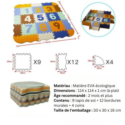 tapis en mousse puzzle