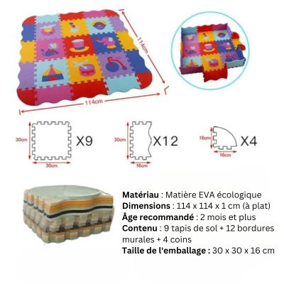 tapis en mousse puzzle