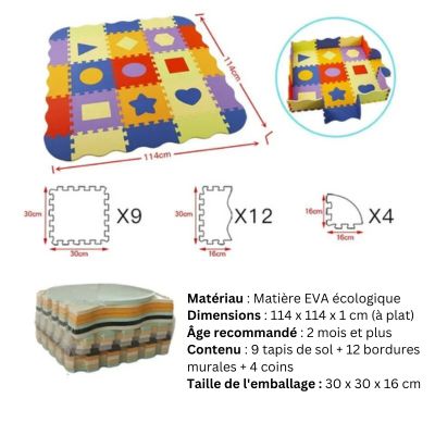 tapis en mousse puzzle